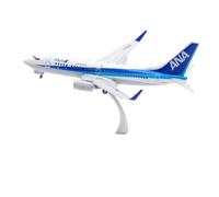 RIVPAHGQ Replica Aircraft Models 16cm Exquisite Finished Aircraft Model 1/200 For ANA For Boeing B737-700 JA18AN Flaps Airplane Replica Miniature Airplane Model(Flap)