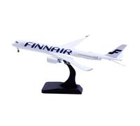 RIVPAHGQ Replica Aircraft Models 16CM For Finnair A350-900XWB OH-LWS Metal Scale Model Aircraft Replica 1:200 Aviation Decor For Plane Collectors Miniature Airplane Model