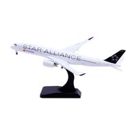 RIVPAHGQ Replica Aircraft Models 16CM For Thai Airways A350-900 HS-THQ Flaps Miniature Aircraft 1:400 Scale Metal Airplane Model With Base Miniature Airplane Model