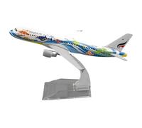 RIVPAHGQ Replica Aircraft Models 16cm Scale 1:400 Metal Airplane Replica Thai Bangkok A320 For Airbus Die-Cast Model Aircraft Decoration Miniature Airplane Model
