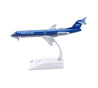 RIVPAHGQ Replica Aircraft Models 17cm Scale Civil Aircraft 1/200 For British Midland Fokker 100 G-BXWF Exquisite Finished Model Airplane Miniature Airplane Model