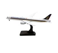RIVPAHGQ Replica Aircraft Models 17CM Scale Miniature Aircraft Model 1:400 For Singapore Airlines B787-10 9V-SCM Flaps Finished Airplane Model Miniature Airplane Model