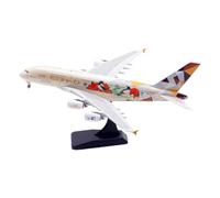 RIVPAHGQ Replica Aircraft Models 18CM Boutique Alloy Replica Airplane 1:400 For Etihad Airways A380 A6-APD Scale Simulation Civil Aircraft Models Miniature Airplane Model