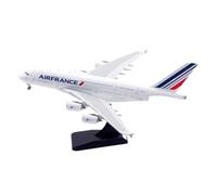 RIVPAHGQ Replica Aircraft Models 18cm Exquisite Finished Aircraft Model 1/400 For Air France For Airbus A380 F-HPJJ Airplane Replica Miniature Airplane Model
