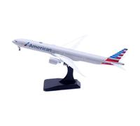 RIVPAHGQ Replica Aircraft Models 18CM Fine Die-cast Replica Aircraft Model 1:400 For American Airlines B777-300ER N736AT Scale Airplane Miniature Airplane Model