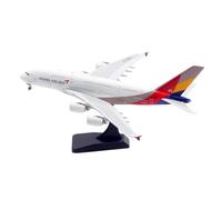 RIVPAHGQ Replica Aircraft Models 18CM Scale Airplane 1:400 For Korean Air For Airbus A380 HL7625 Highly Realistic Aircraft Models Miniature Airplane Model