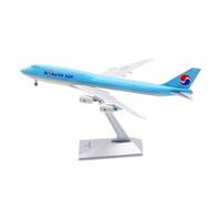 RIVPAHGQ Replica Aircraft Models 19CM Exquisite Exhibits Scale Airplane 1:400 For Korean Air For Boeing B747-8I HL7633 Die-cast Alloy Aircraft Model Miniature Airplane Model(Standard)