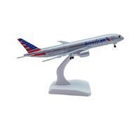 RIVPAHGQ Replica Aircraft Models 19CM Scale Airplane Model 1/400 Civil Aviation Aircraft For American Airlines B787 Prototype Plane Replica Miniature Airplane Model