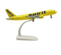RIVPAHGQ Replica Aircraft Models 20CM Scale 1:400 Metal Airplane Replica A320 Spirit Airlines For Airbus A320 Die-Cast Model Aircraft Miniature Airplane Model