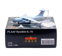 RIVPAHGQ Replica Aircraft Models 23cm Beautiful Scale Aircraft Models 1/200 For IL-76 Chinese Air Force 21041 Airplane Aviation Exhibits Miniature Airplane Model(21042)