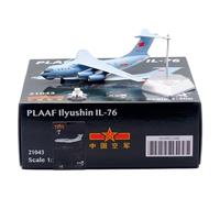 RIVPAHGQ Replica Aircraft Models 23CM Highly Realistic Airplane Model 1:200 Chinese Air Force IL-76 21041 21042 21043 Military Transport Aircraft Miniature Airplane Model(21043)
