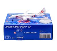 RIVPAHGQ Replica Aircraft Models 27cm Scale Civil Aircraft 1/200 For JAL Airlines For Boeing B787-8 JA823J Exquisite Finished Model Airplane Miniature Airplane Model
