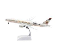 RIVPAHGQ Replica Aircraft Models 31CM Highly Realistic Airplane Model 1:200 Scale For Etihad Airways For Boeing B777-200 A6-LRE Aircraft Collection Miniature Airplane Model
