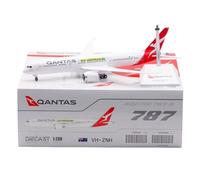 RIVPAHGQ Replica Aircraft Models 31cm Scale Civil Aircraft 1/200 For Qantas For Boeing B787-9 VH-ZNH Exquisite Finished Model Airplane Miniature Airplane Model