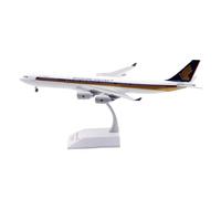 RIVPAHGQ Replica Aircraft Models 33CM Miniature Airplane Model 1:200 For Singapore Airlines For Airbus A340-500 9V-SGB Civil Aircraft Replica Miniature Airplane Model