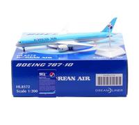 RIVPAHGQ Replica Aircraft Models 34CM Boutique Miniature Airplane 1:200 For Korean Air B787-10 HL8536 HL8572 Scale Model Simulation Aircraft Miniature Airplane Model(L2140)