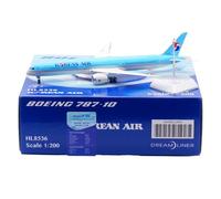 RIVPAHGQ Replica Aircraft Models 34CM Boutique Miniature Airplane 1:200 For Korean Air B787-10 HL8536 HL8572 Scale Model Simulation Aircraft Miniature Airplane Model(L2045)