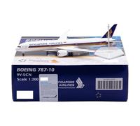 RIVPAHGQ Replica Aircraft Models 34CM Scale Exquisite Static Aircraft Model 1:200 For Singapore Airlines B787-10 9V-SCJ 9V-SCN Airplane Souvenir Miniature Airplane Model(L2038)