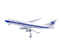 RIVPAHGQ Replica Aircraft Models 35CM 1/200 For Embraer Polished B747-400 PP-VPI Finished Aircraft Model Metal Plane Replica For Aviation Fans Miniature Airplane Model