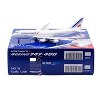 RIVPAHGQ Replica Aircraft Models 35cm Beautiful Scale Aircraft Models 1/200 For Air France B747-400 F-GITH F-GITD Airplane Aviation Exhibits Miniature Airplane Model(F-GITH)