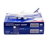 RIVPAHGQ Replica Aircraft Models 35CM Exquisite Scale Airplane Replica 1:200 For Air France B747-400 F-GITH F-GITD Die-cast Alloy Aircraft Model Miniature Airplane Model(L2071)