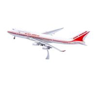 RIVPAHGQ Replica Aircraft Models 35CM Miniature Passenger Plane Model 1:200 For Air India B747-400 VT-ESO Flaps Scale Model Aircraft Replicas Miniature Airplane Model(Regular)