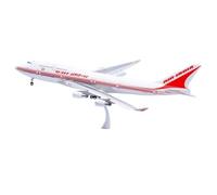 RIVPAHGQ Replica Aircraft Models 35CM Miniature Passenger Plane Model 1:200 For Air India B747-400 VT-ESO Flaps Scale Model Aircraft Replicas Miniature Airplane Model(Flap)