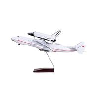 RIVPAHGQ Replica Aircraft Models 42cm Miniature Model Aircraft Replica 1:200 For Antonov An-225 Transport Aircraft Russian Buran AN225 Miniature Airplane Model