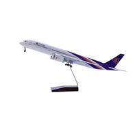 RIVPAHGQ Replica Aircraft Models 47cm 350 Scale Passenger Aircraft Model 1:142 Thai Airways For Airbus A350 Airplane Replica Ornaments Miniature Airplane Model(NO light)