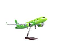 RIVPAHGQ Replica Aircraft Models 47cm Miniature Model Aircraft Replica 1:80 S7 Airlines For Airbus A320neo Scale Alloy Airplane Model For Adults Miniature Airplane Model(NO light)