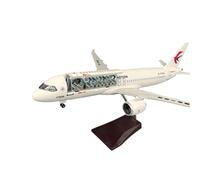 RIVPAHGQ Replica Aircraft Models 47cm Miniature Model Aircraft Replicas 1/82 China Eastern Airlines C919 Civil Airplane With Lights Miniature Airplane Model(NO light)