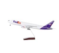 RIVPAHGQ Replica Aircraft Models 47cm Scale Aircraft Die Casting Model 1:157 FedEx For Boeing 777 Cargo Plane Ornaments Airplane Replica Miniature Airplane Model