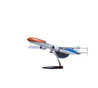 RIVPAHGQ Replica Aircraft Models 47cm Scale Aircraft Die Casting Model 1:157 KLM For Boeing 777 Orange Pride Airplane Replica Ornaments Miniature Airplane Model(NO light)