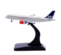RIVPAHGQ Replica Aircraft Models 9CM Boutique Replica Airplane 1:400 For Scandinavian Airlines For Airbus A320 OY-KAR Scale Civil Aircraft Models Miniature Airplane Model