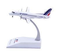 RIVPAHGQ Replica Aircraft Models 9CM For Air France Saab 340A F-GGBV Scale Model Plane 1:200 Diecast Aircraft For Aviation Lovers Miniature Airplane Model