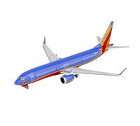RIVPAHGQ Replica Aircraft Models 9cm For Southwest Airlines B737 MAX8 N872CB Diecast Airplane Model 1:400 Scale Aircraft Static Display Model Miniature Airplane Model