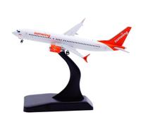 RIVPAHGQ Replica Aircraft Models 9CM Miniature Airplane Model 1:400 For Sunwing Airlines B737MAX8 C-FMXA High Simulation Civil Aircraft Replica Miniature Airplane Model