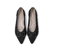 Rivsoi Comfortable Knit Ballet Flats for Women Arch Support Dress Shoes | Pointed Toe Womens Flats, Memory Foam & Anti-Slip Sole, for Standing All Day, Work, Office, Casual Friday, Travel, Slip on