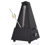 RIVVTA Mechanical Metronome, Metronome for Piano, Guitar, Bass, Violin, Drums & Other Instruments, Loud Sound and High Precision Track Beat for Beginners,Ebony Color