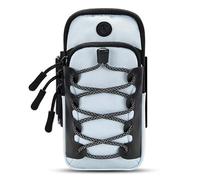 Rivweten Motorcycle Battery Cover Storage Cloth Bag Fit for Sur-Ron Light Bee X Segway,Dirt Bike Front Frame Bag Arm Strap Bag Battery Cover Bag for Mobile Phone, Card, Earphone (Light Blue)