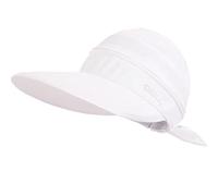 Rivweten Sun Hats for Women with UV Protection Wide Brim Sun Hat Visor Summer Beach Outdoor Foldable Womens Cap (UK, Alpha, One Size, White)
