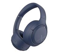 Riwbox Hybrid Active Noise Cancelling Headphones,Wireless Over Ear Bluetooth Headset,60H Playtime,Hi-Res Audio, Foldable,Bluetooth V5.4,Comfort&Immersion for Work,Commuting (Blue)
