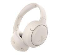 Riwbox Hybrid Active Noise Cancelling Headphones,Wireless Over Ear Bluetooth Headset,60H Playtime,Hi-Res Audio, Foldable,Bluetooth V5.4,Comfort&Immersion for Work,Commuting (White)