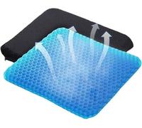 RIXANT Gel Seat Cushion For Long-Term Sitting, Suitable For Wheelchair, Soft, Cooling Gel Chair Cushion For More Comfort, Suitable For Home Office And Car Chair(40 * 35 * 2.5cm)