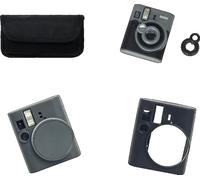 Rixavleo Digital Camera Accessories for Instax Mini41 :Storage Bag + Silicone Cover + Lens + Selfie Mirror