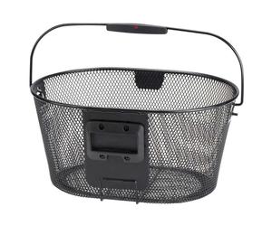 Rixen & Kaul Oval Front Basket 16l One Size Black