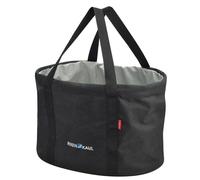 Rixen-Kaul Shopper Pro Black Handlebar Bag: BLACK 24L