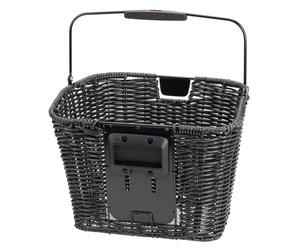 Rixen & Kaul Structura Retro Front Basket 16l One Size Black