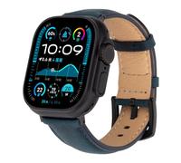 RIXENY Genuine Leather Strap for Apple Watch 49mm 46mm 45mm 44mm 42mm 40mm 38mm, Replacement Bracelet Band for iWatch Ultra 3 2 1 SE Series 11 10 9 8 7 6 5 4 3