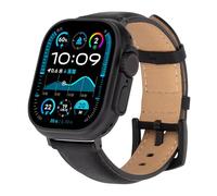 RIXENY Genuine Leather Strap for Apple Watch 49mm 46mm 45mm 44mm 42mm 40mm 38mm, Replacement Bracelet Band for iWatch Ultra 3 2 1 SE Series 11 10 9 8 7 6 5 4 3